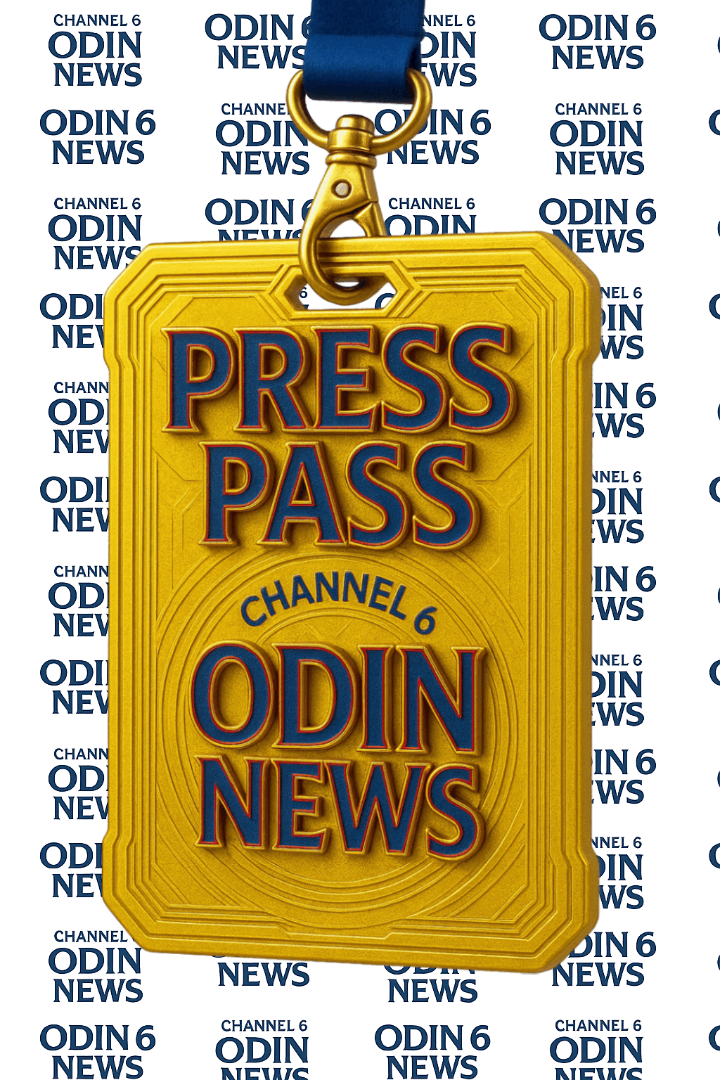 Channel 6 Odin News Gold Press Pass